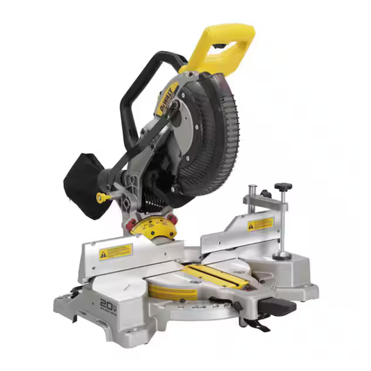 DEWALT 20V MAX XR 10" Double Bevel Fixed Miter Saw — Model DCS714B | Compact, High-Capacity 20V Cutting (Tool-Only)