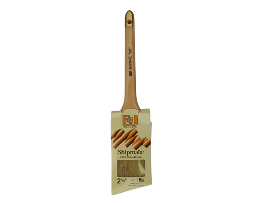Elder & Jenks — Shipmate® 2.5" Angled Sash Brush (Standard Handle, Item E11886)