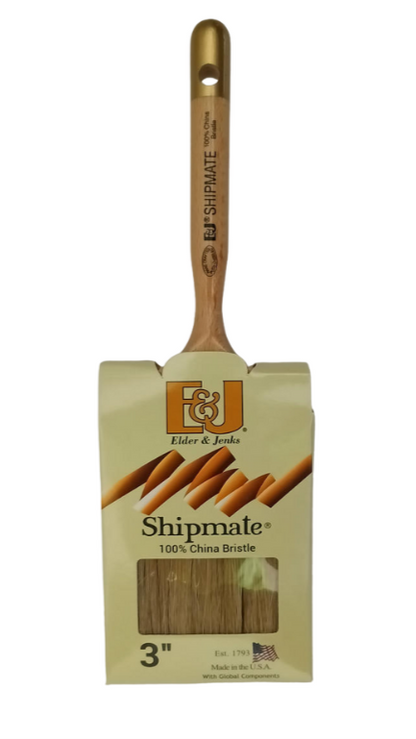 Elder & Jenks Shipmate 3" 100% White China Bristle Paint Brush - E11606