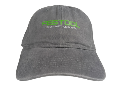 Grey Festool Hat – Adjustable Strap Back
