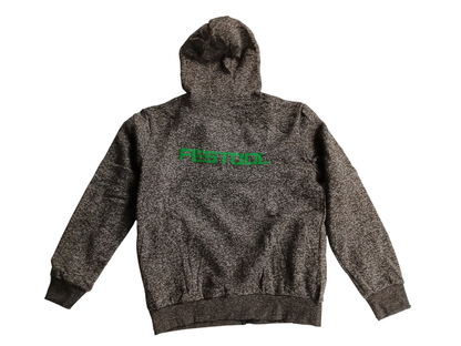 Festool Zip-Up Hoodie Brown with Orange Accents (XL)
