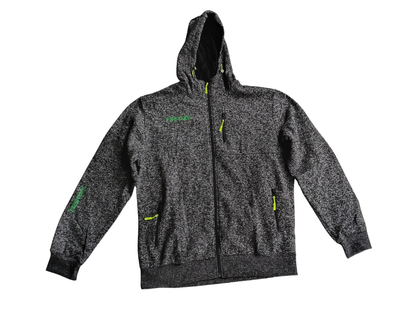 Festool Zip-Up Hoodie Grey with Yellow Accents (XL)