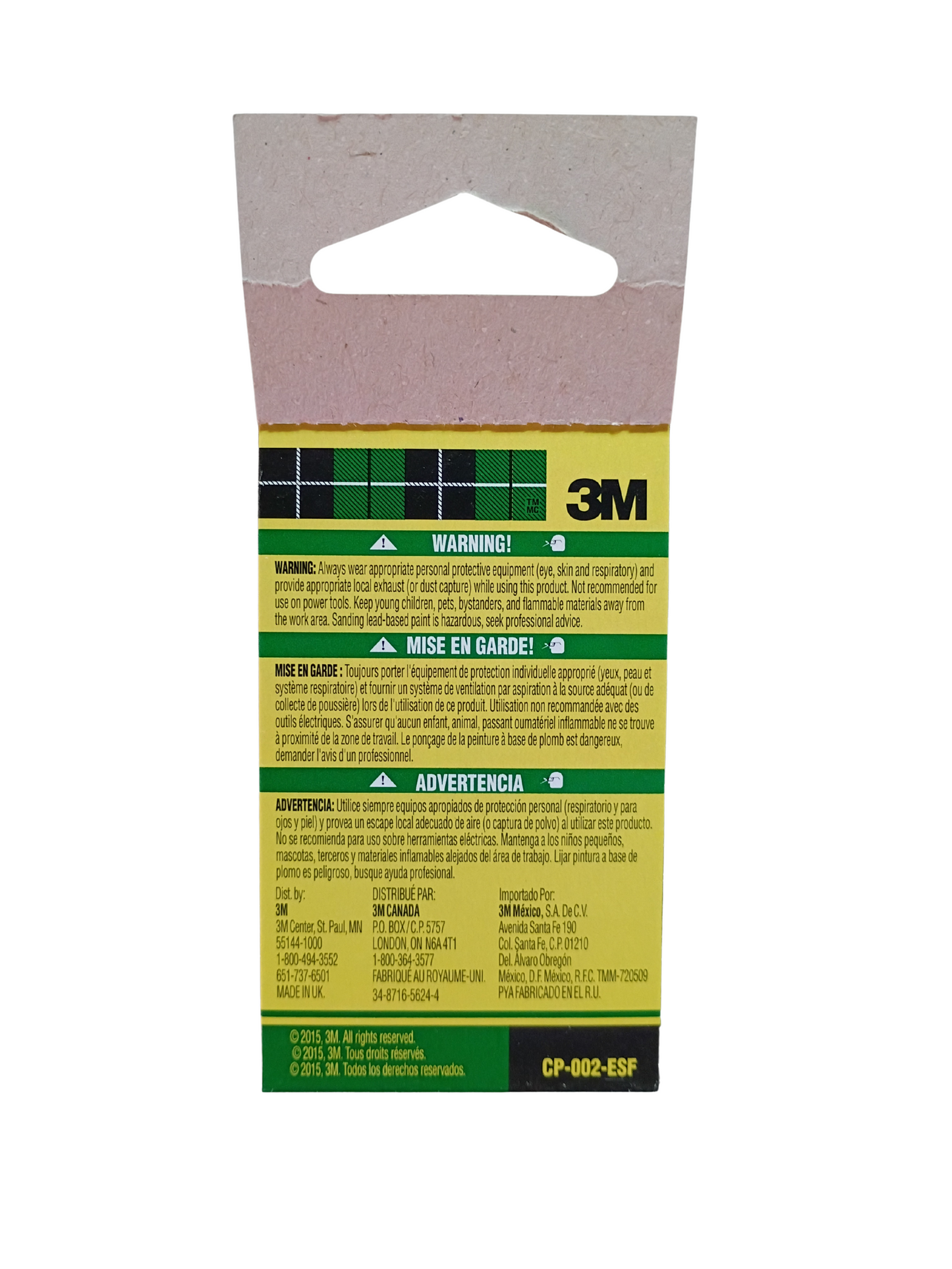 3M Flexible Block & Large Area Sanding Sponges - CP-002-ESF & DSFM-F-ESF