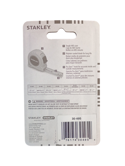Stanley 16' x 3/4" High-Impact Tape Measure - 30-495