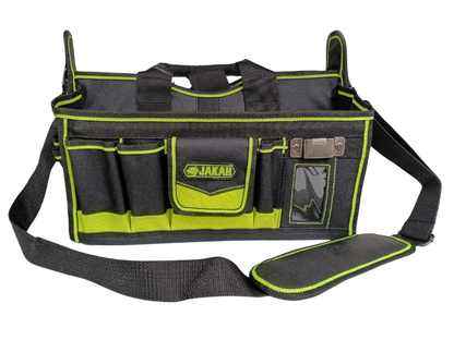 Jakah Tool Black/Neon Green Tool Bag