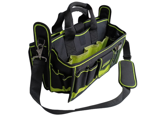 Jakah Tool Black/Neon Green Tool Bag