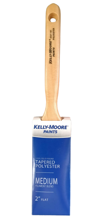 Kelly-Moore — 2" Tapered Polyester Medium Filament Flat Brush
