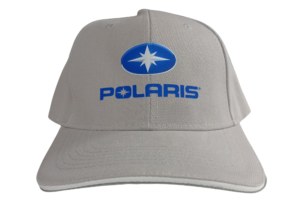 Light Grey Polaris Hat – Velcro Strap Back