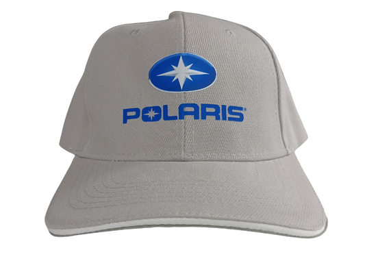 Light Grey Polaris Hat – Velcro Strap Back