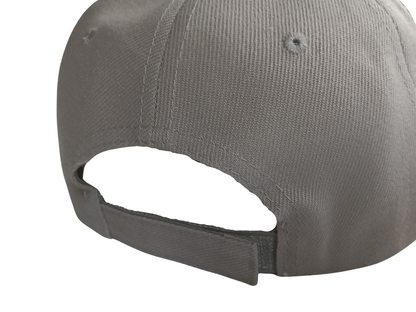 Light Grey Polaris Hat – Velcro Strap Back