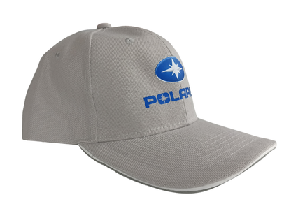 Light Grey Polaris Hat – Velcro Strap Back