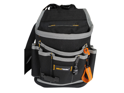 MeloTough Black & Gray Electrician Shoulder Tool Bag