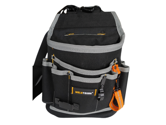 MeloTough Black & Gray Electrician Shoulder Tool Bag