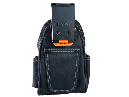 Compact Orange & Black Belt-Clip Tool Bag