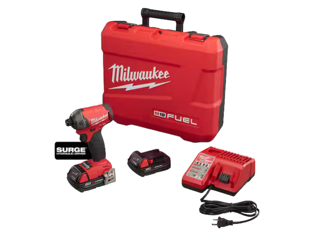Milwaukee — M18 FUEL SURGE 1/4" Hex Hydraulic Driver Kit (2760-22CT)