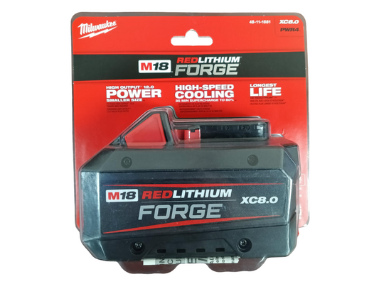 Milwaukee — M18 REDLITHIUM FORGE XC 8.0Ah Battery Pack (48-11-1881)