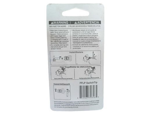 Generic 212 Spray Tip - Fine Finish Low Pressure SwitchTip (212)