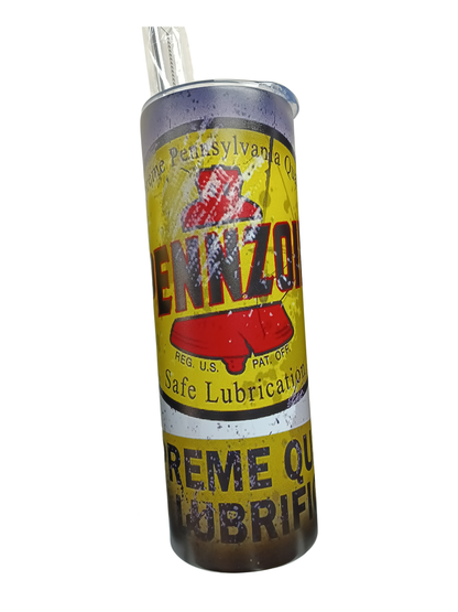 Vintage Logo Insulated Tumbler — Stainless Steel Travel Cup