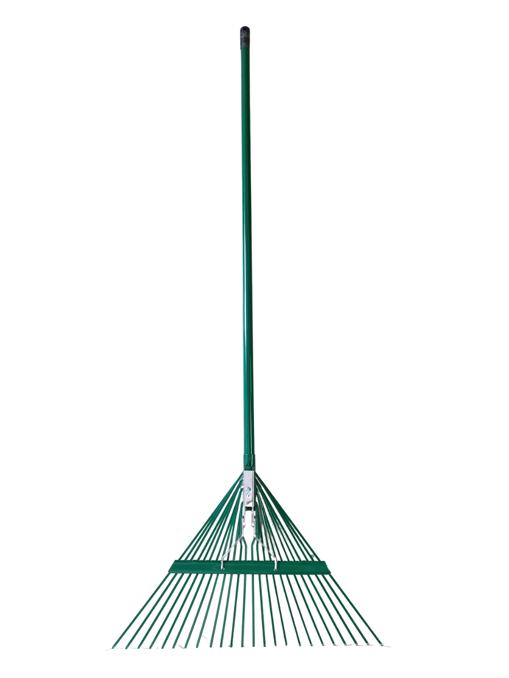 Professional Grade 24-Tine Spring-Action Steel Rake - 22" x 59" Heavy Duty Landscape Tool