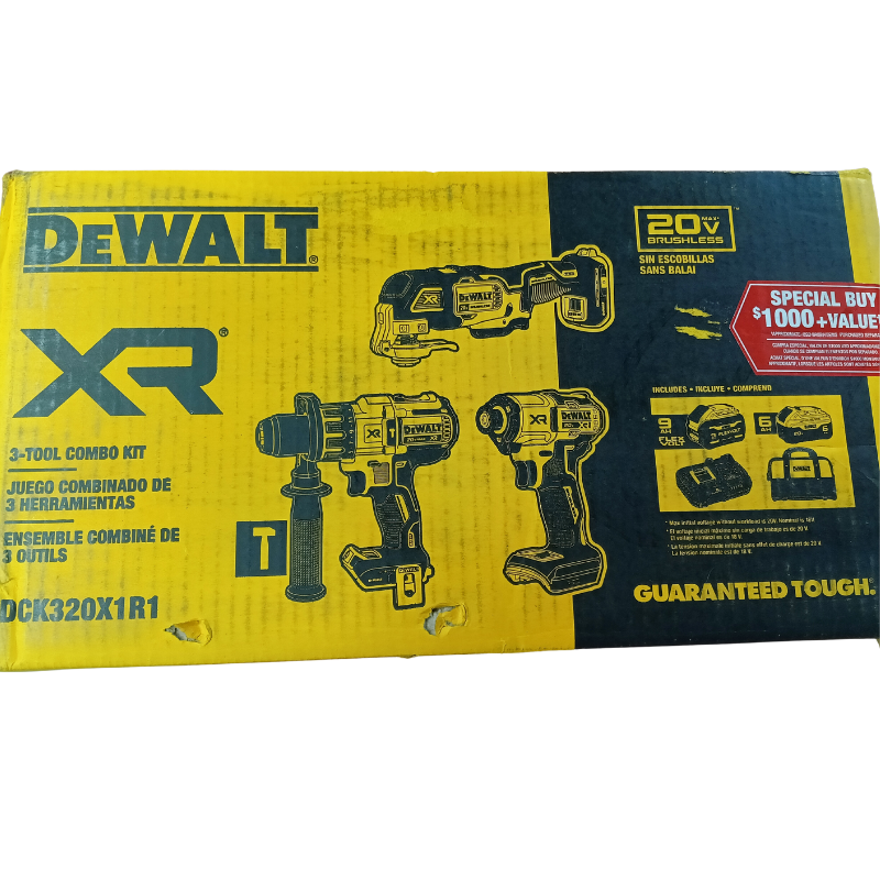 DEWALT 20V Cordless 3-Tool Combo Kit — DCK320X1R1