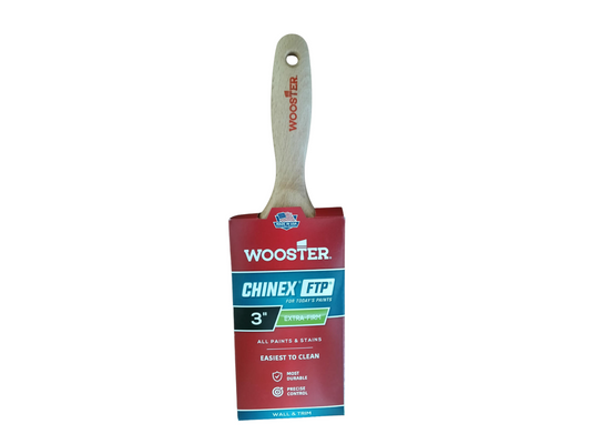 Wooster — Chinex FTP 3" Varnish Flat Sash Brush (Short-Handle)