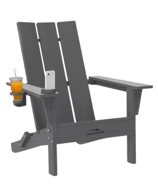 Premium Weatherproof Folding Adirondack Chairs – Set of 2 (Unassembled)