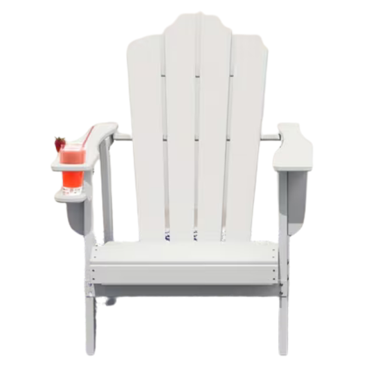 Premium Classic Shell-Back Weatherproof Adirondack Chair (Box of 1 – Unassembled)