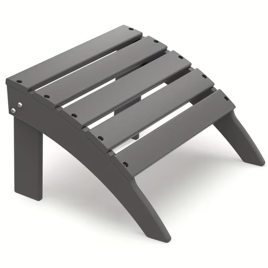 All-Weather HDPE Adirondack Ottoman - Universal Outdoor Footrest