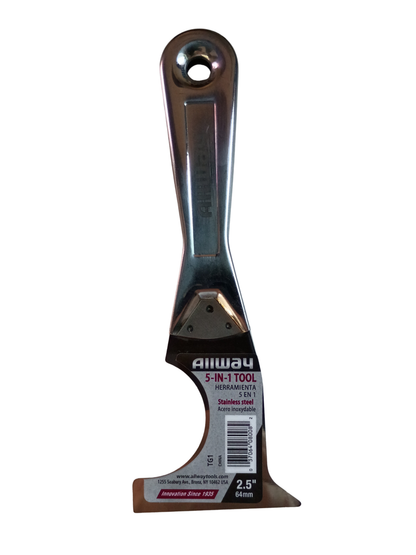 Allway UX-Line TG1 Unibody 5-in-1 Painter’s Multi-Tool - One-Piece Stainless Steel