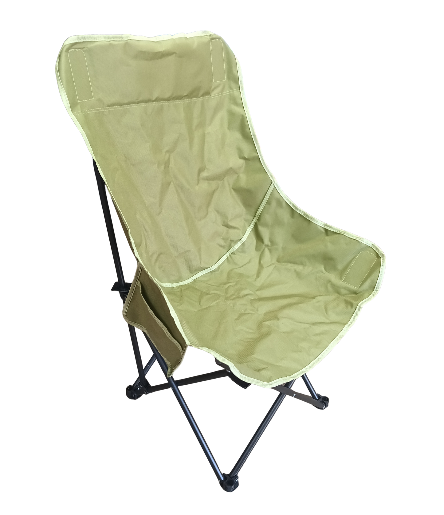 Heavy-Duty Foldable High-Back Camping Chair (Forest Green)