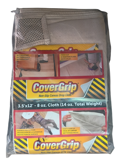 CoverGrip nonslip canvas drop cloth 3.5x12'