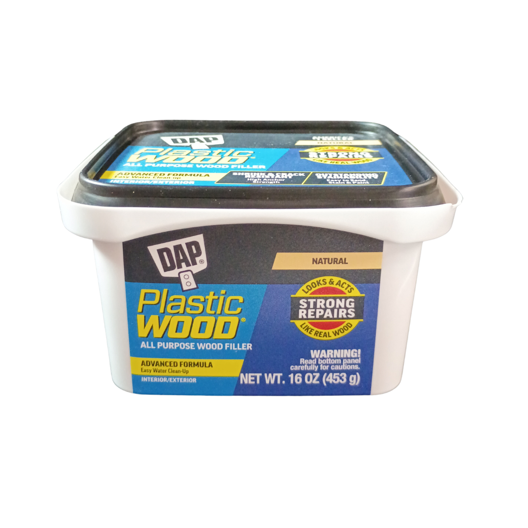 DAP Plastic Wood All-Purpose Latex Wood Filler - Natural (16 oz & 32 oz Tubs)