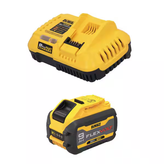 DEWALT FLEXVOLT 20V/60V 9.0Ah Battery + Fast Charger Kit — DCB609C