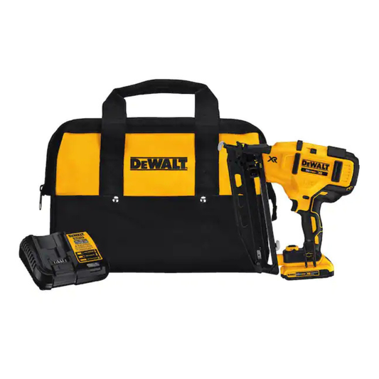 DEWALT 20V MAX XR 16-Gauge Angled Finish Nailer Kit — DCN660D1