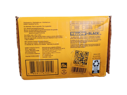 DEWALT FLEXVOLT 20V/60V MAX 6.0Ah Lithium-Ion Battery Pack - DCB606
