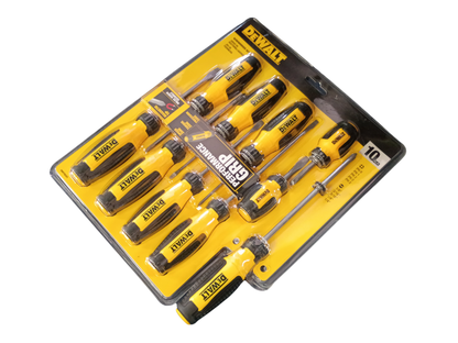 DEWALT Performance Grip Screwdriver Set (10-Piece) - DWHT65201