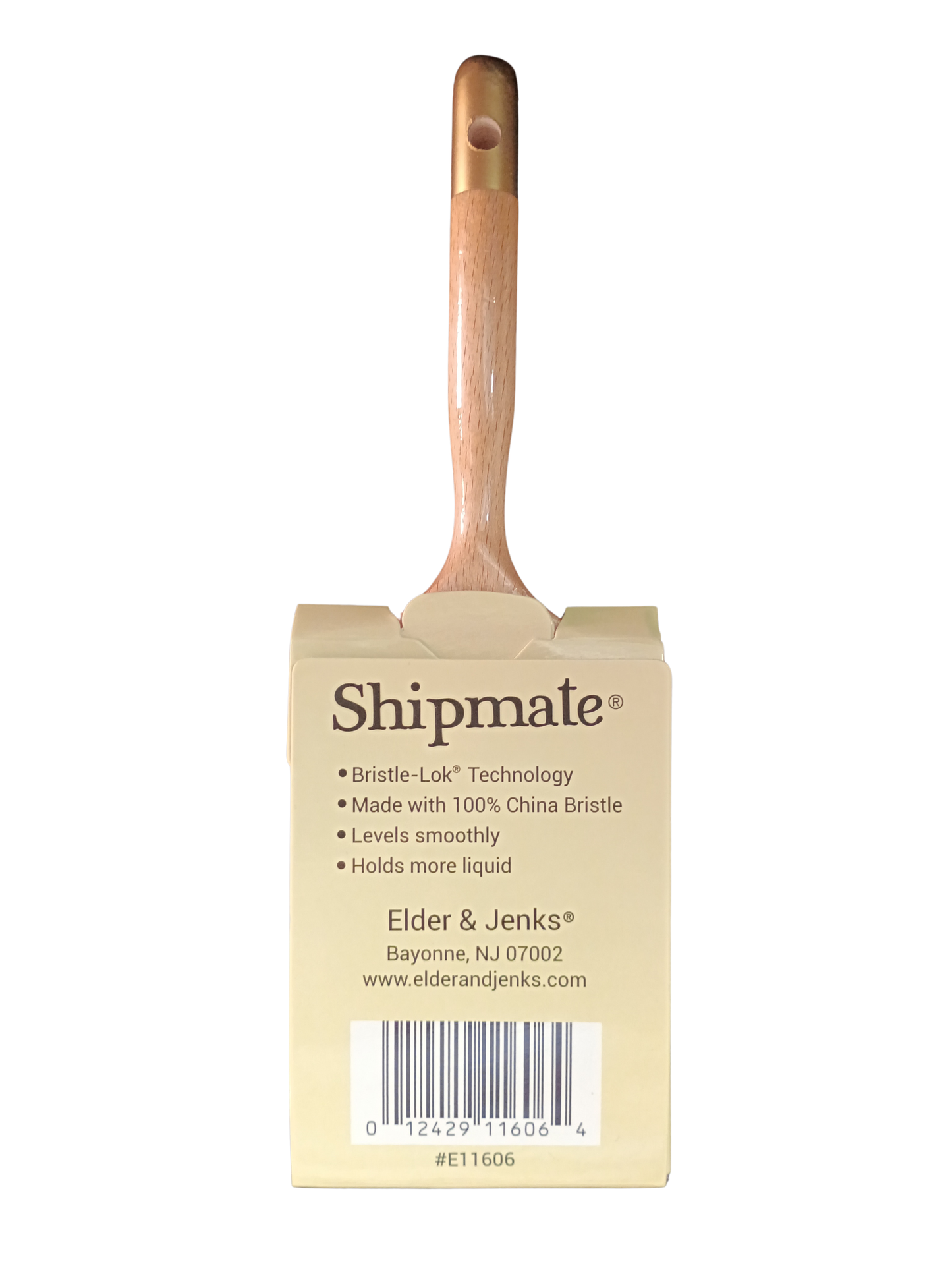 Elder & Jenks Shipmate 3" 100% White China Bristle Paint Brush - E11606
