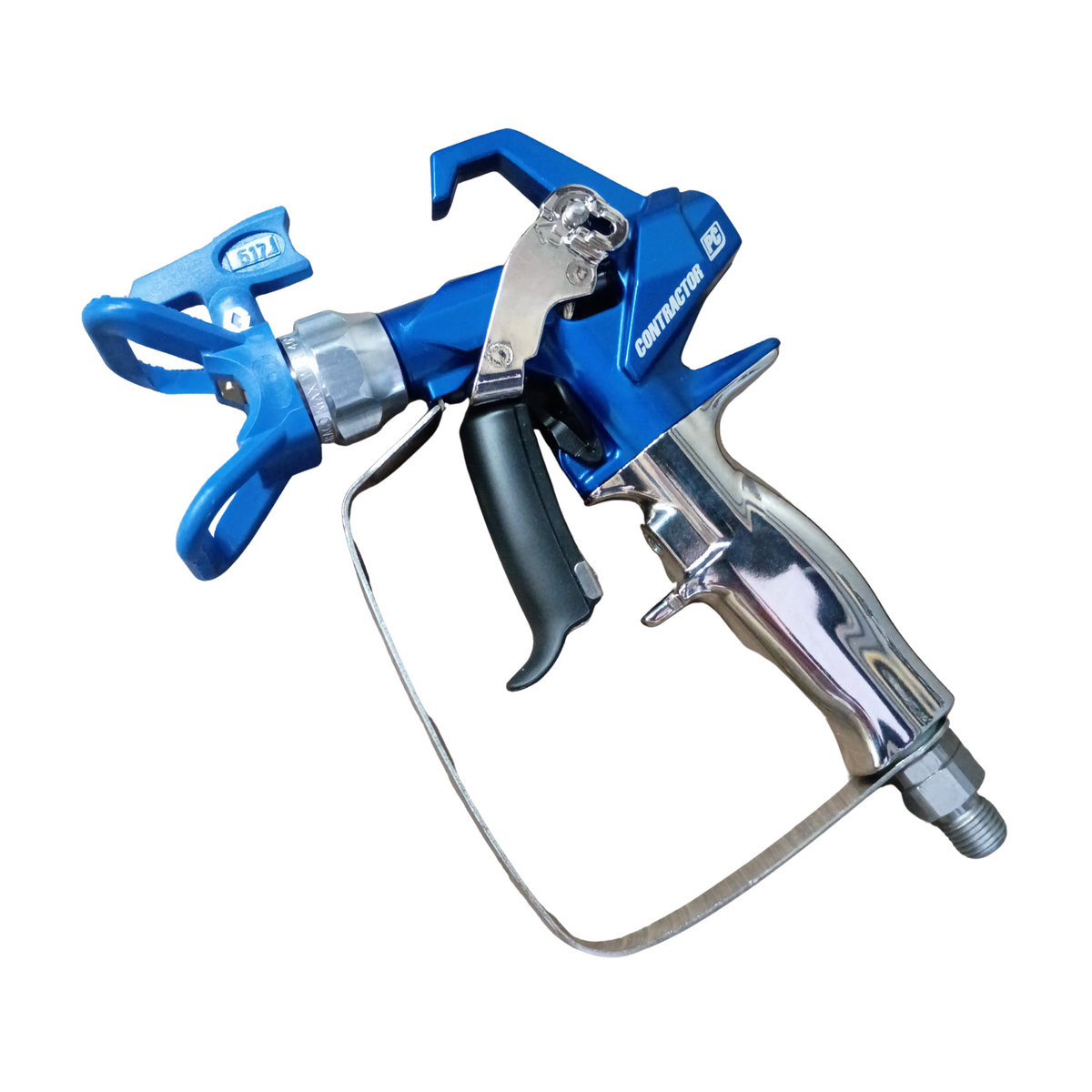 Graco Contractor PC Airless Spray Gun & Hose Kit w/ RAC X 517 & BlueMax II Hoses - 17Y046