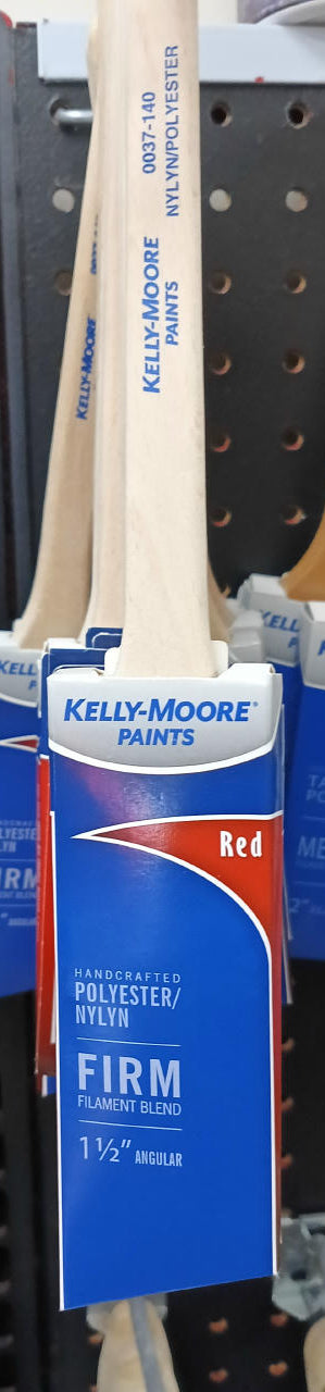 Kelly Moore Red 1 1/2" Angular Firm