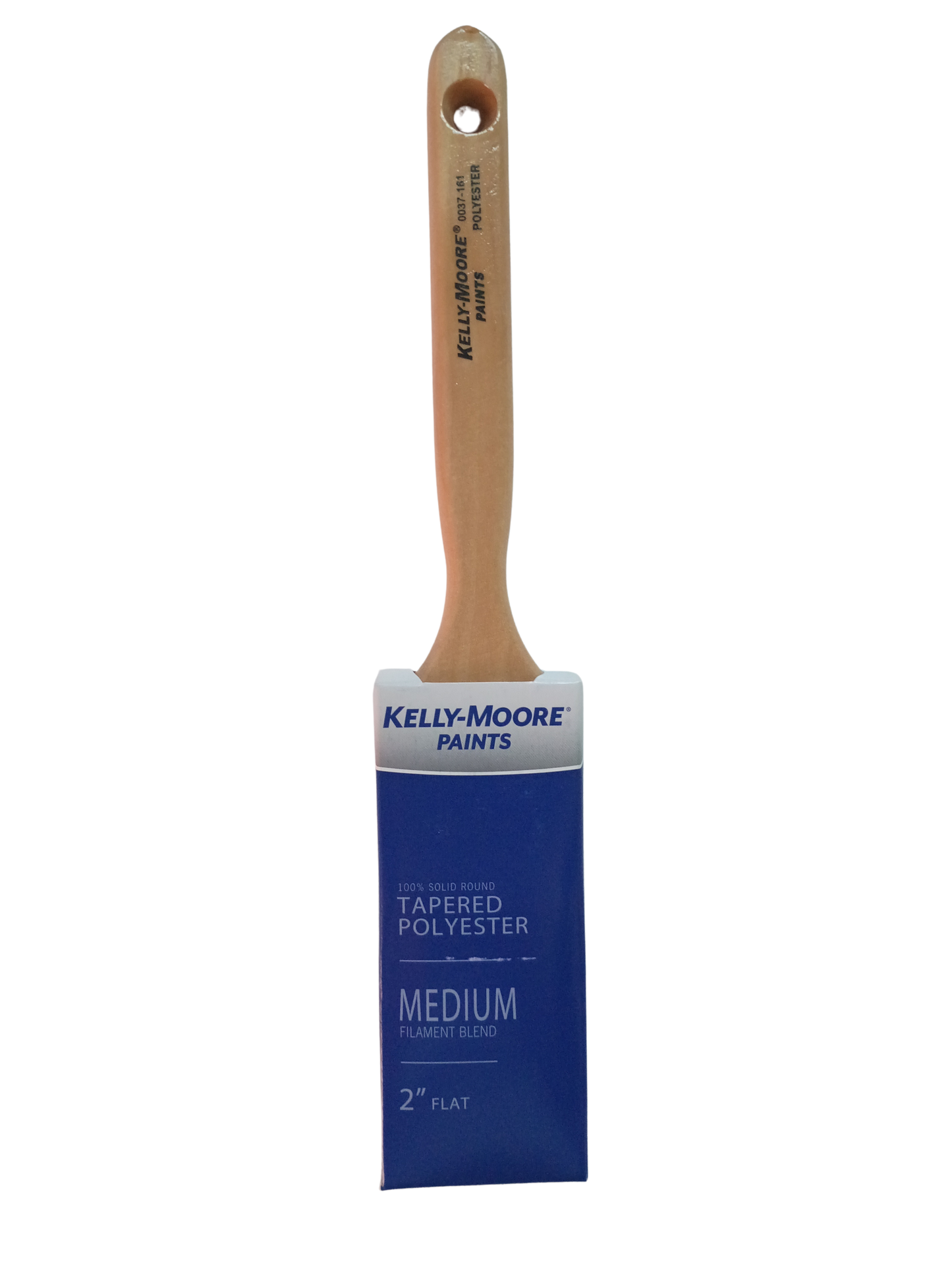 Kelly-Moore 2" Tapered Polyester Medium Filament Flat Paint Brush - 0037-161