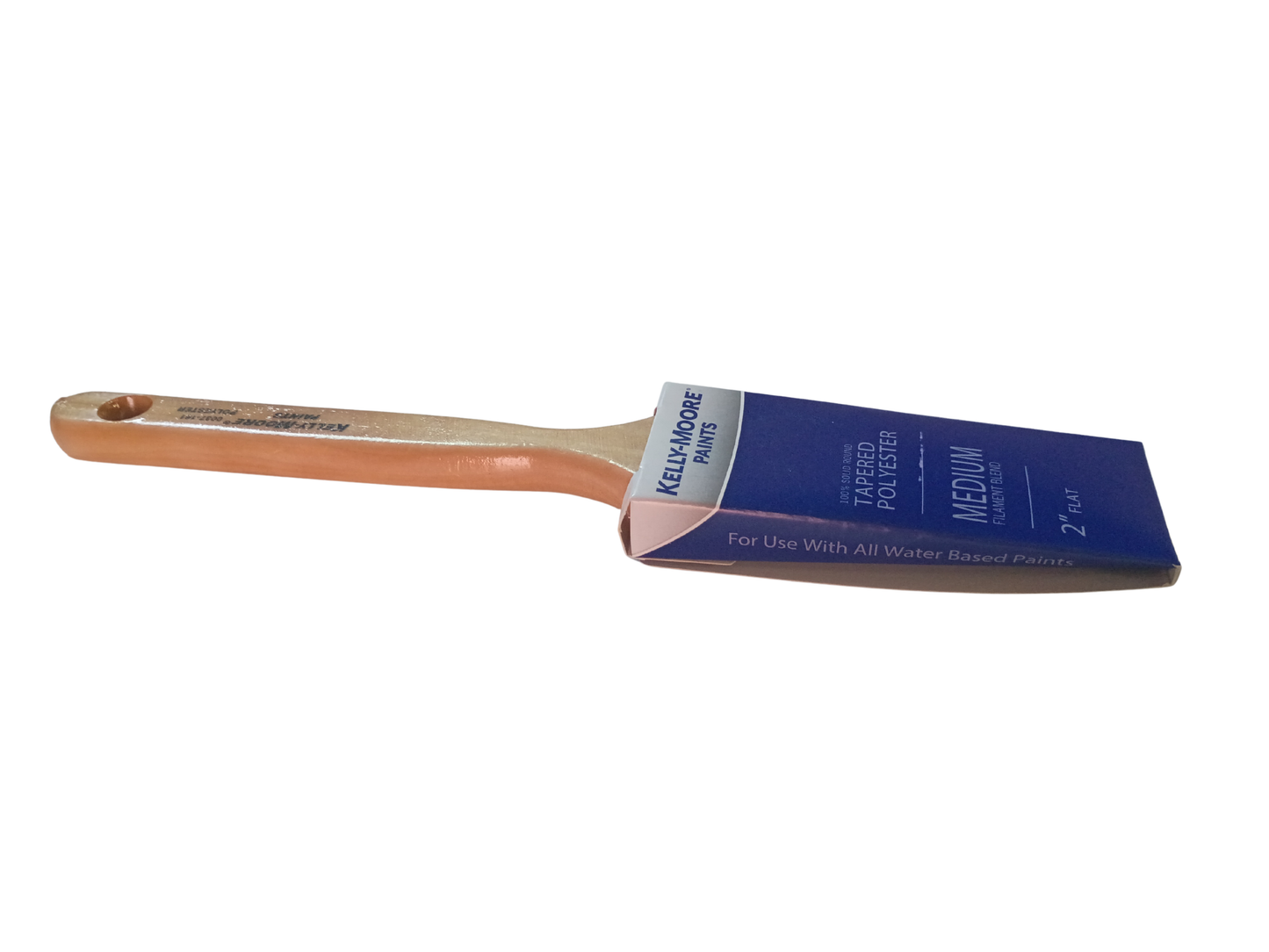 Kelly-Moore 2" Tapered Polyester Medium Filament Flat Paint Brush - 0037-161