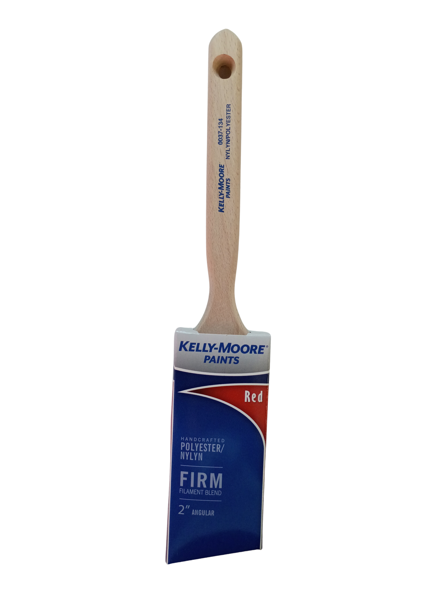 Kelly-Moore Red Series Firm Paint Brushes (1.5" Angle, 2" Angle & 2.5" Flat)