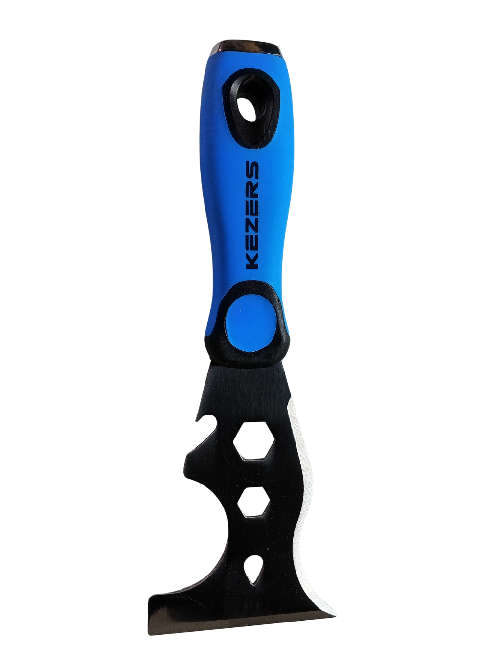 Kezers 13-in-1 Painter’s Multi-Tool - 3" Wide Stainless Steel Blade, 8.75" Length