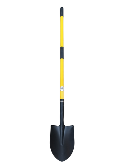 Premium 59-Inch Heavy-Duty Long-Handle Digging Shovel – Safety Yellow