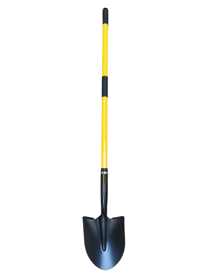 Premium 59-Inch Heavy-Duty Long-Handle Digging Shovel – Safety Yellow
