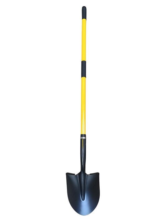 Premium 59-Inch Heavy-Duty Long-Handle Digging Shovel – Safety Yellow