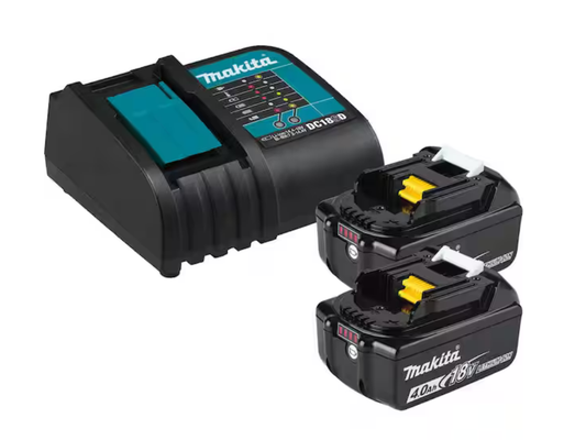 Makita — 18V LXT 4.0Ah Battery & Charger Starter Pack (BL1840BSC2)