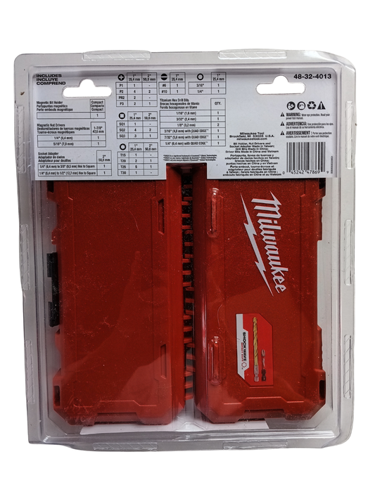 Milwaukee SHOCKWAVE 50-Piece Impact Duty Drill & Drive Bit Set - 48-32-4013
