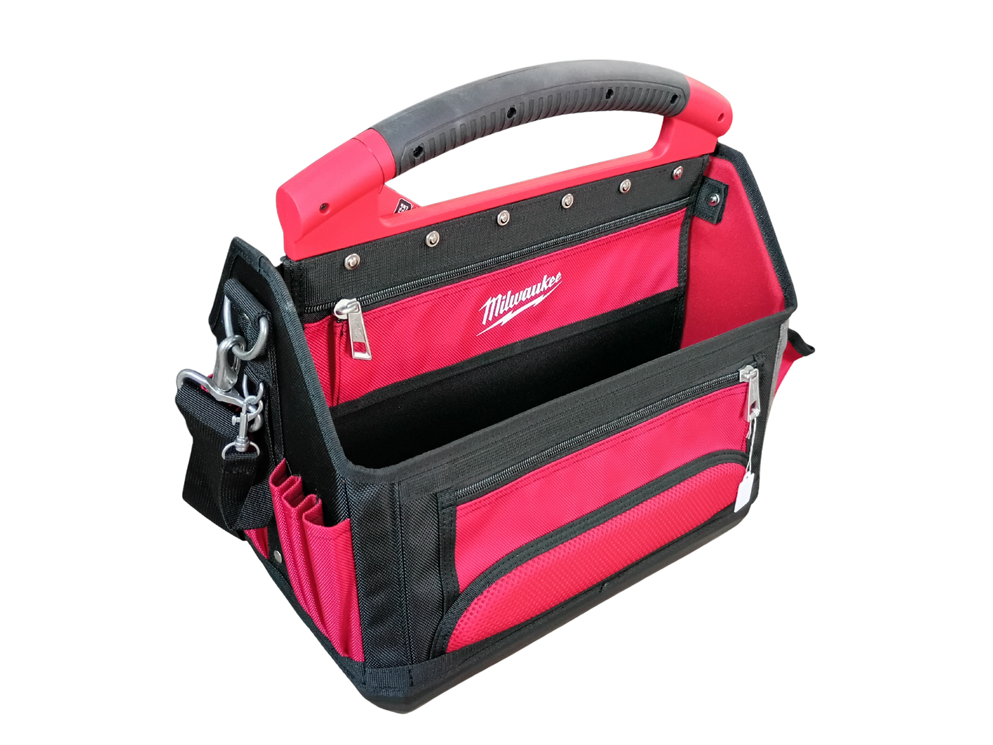 Milwaukee PACKOUT 15 in. Tote : 31-Pocket Ballistic Jobsite Tool Bag - 48-22-8315