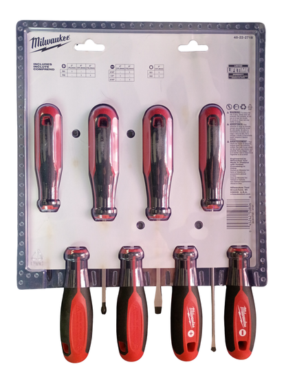 Milwaukee Tri-Lobe Screwdriver Set with Magnetic Tips (8-Piece) - 48-22-2718